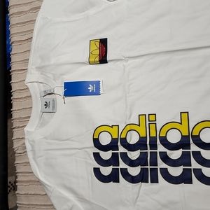ADIDAS mens t-shirt Logo Play Badge shirt sz 2xl